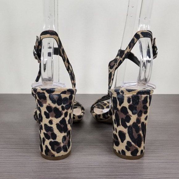 BP. Lula Slingback Sandal, Leopard Print, Womens Size 5 M - Picture 5 of 10